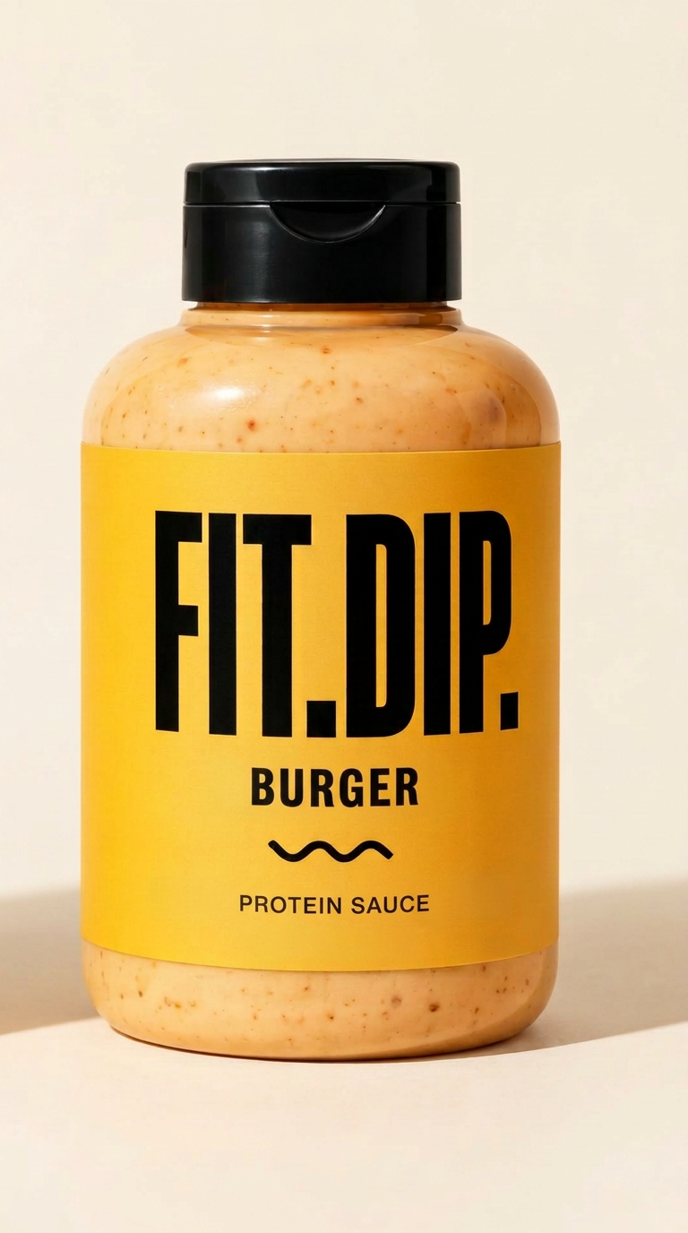 FIT.DIP BURGER pakuotės koncepcija